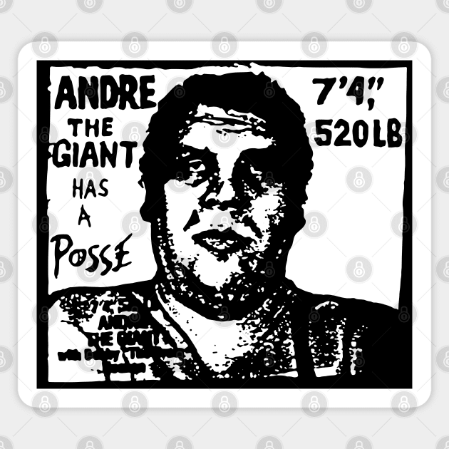 andre the giant Sticker by tdK